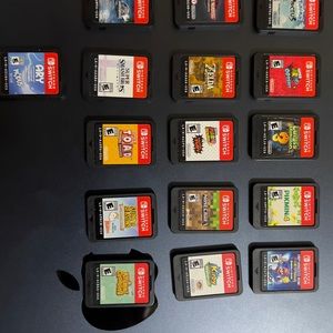 Nintendo switch with games